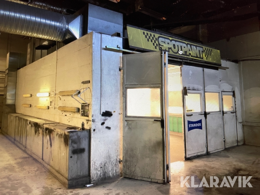 Lackbox för billackering