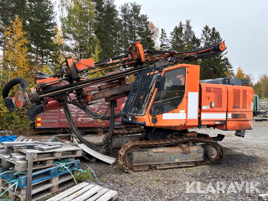 Bandgående hydraulisk bergborrigg Tamrock K7