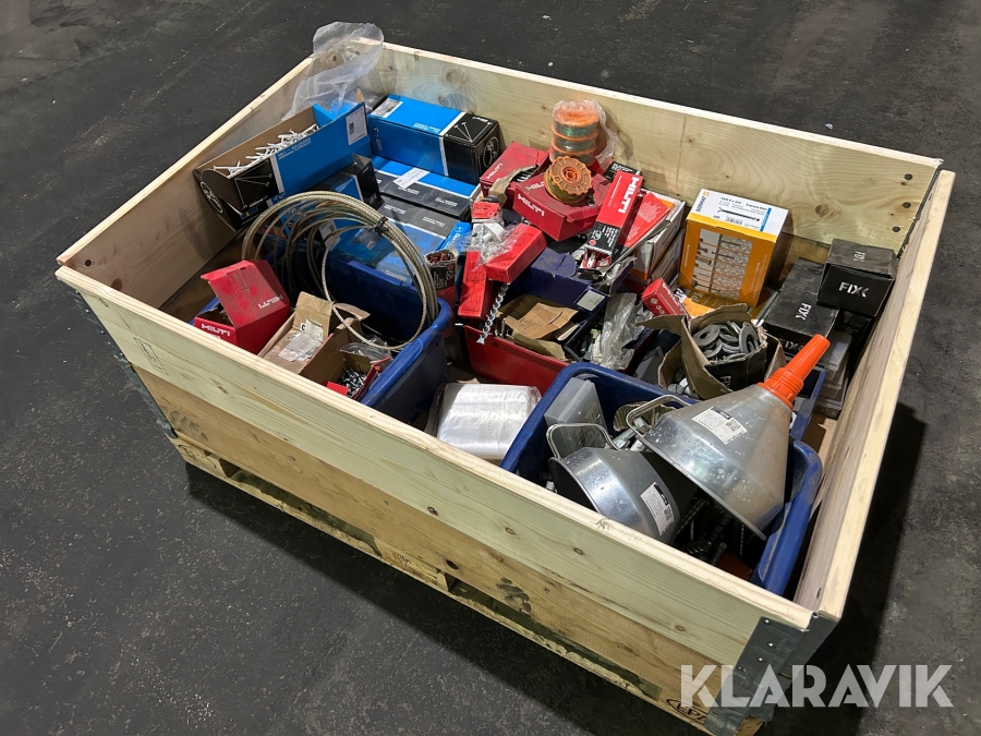 Infästningsmaterial Hilti / Gunnebo / Sormat