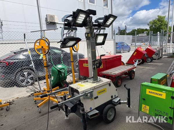 Belysningsmast Generac 7 meter LED