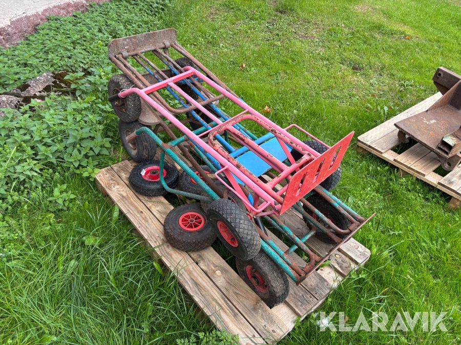 Parti med säckkärror 4st