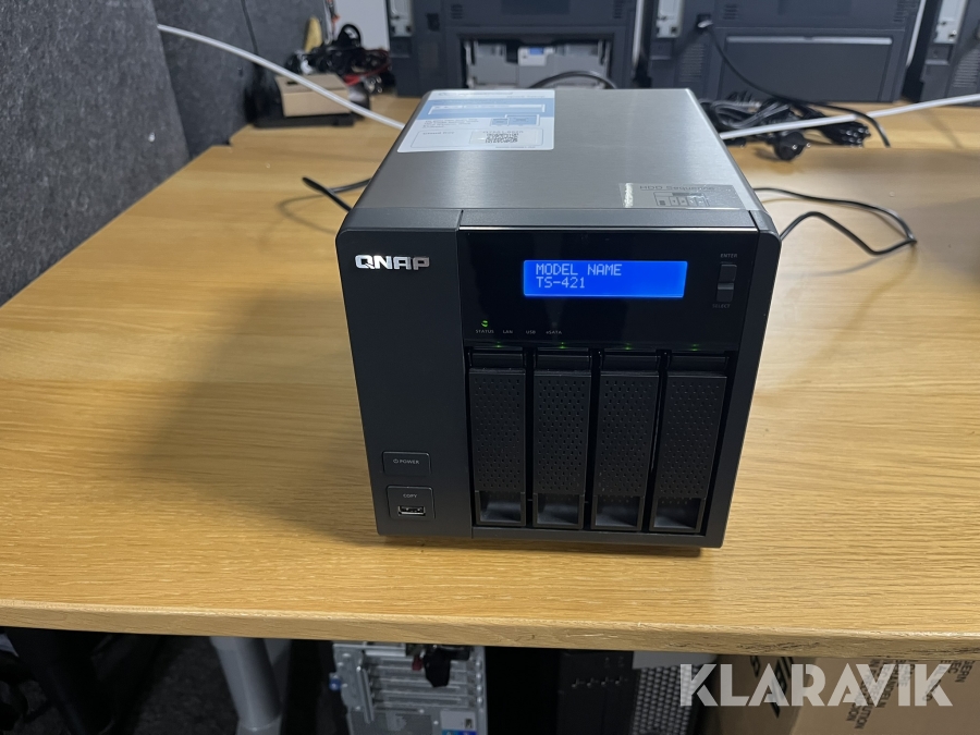 Nätverksdisk WD Red 3,0 TB Qnap NAS TS-421 4st