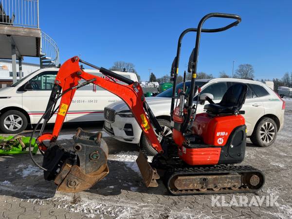Minigrävare Kubota U10-3