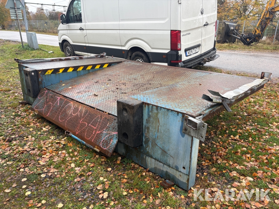 Lastbrygga 3,7 x 2,1 m