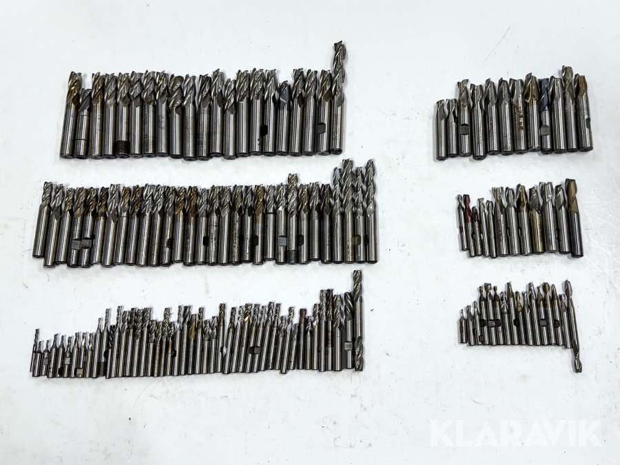 2- och 4-skäriga fräsar, dia 1,5-14mm