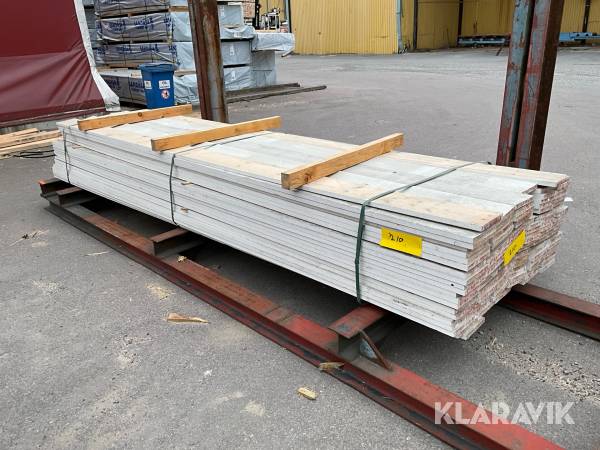 Virkespaket Målad panel 22x170 445löpmeter