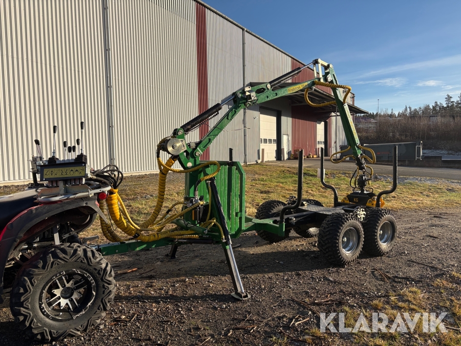 Kellfri SV20/GL42 Vagn med kran för ATV