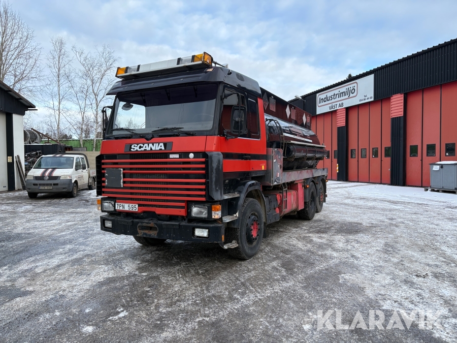Slamsugarbil Scania 143