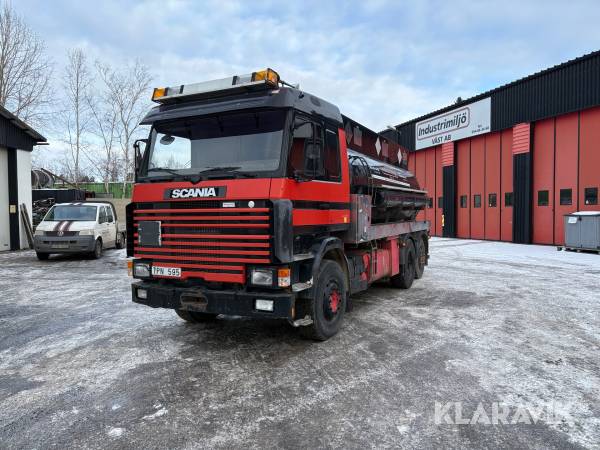 Slamsugarbil Scania 143