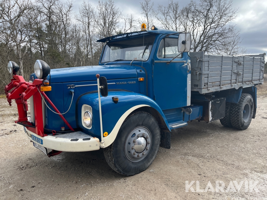 Veteranlastbil Scania Vabis 76 super med tipp 