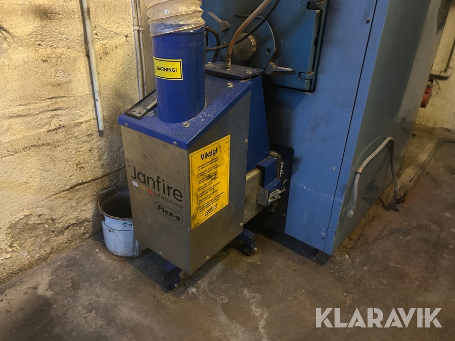 Pelletsbrännare Janfire Flex-A med skruv