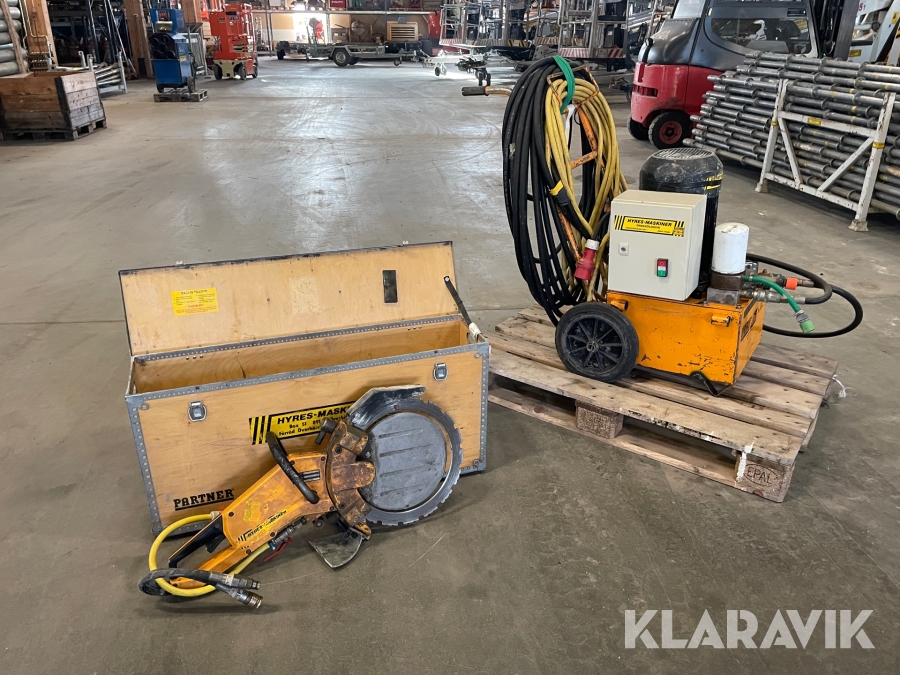 Ringsåg Partner K3500 med hydraulaggregat