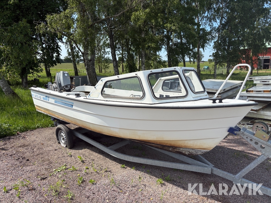 Motorbåt med vagn Ryds 480