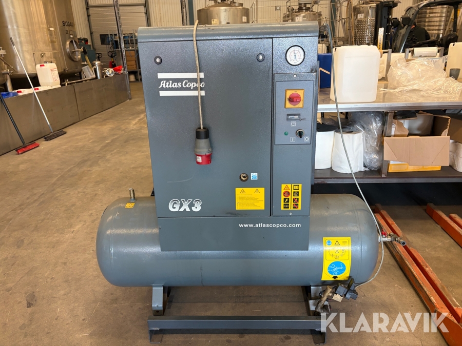 Skruvkompressor Atlas Copco GX3 P