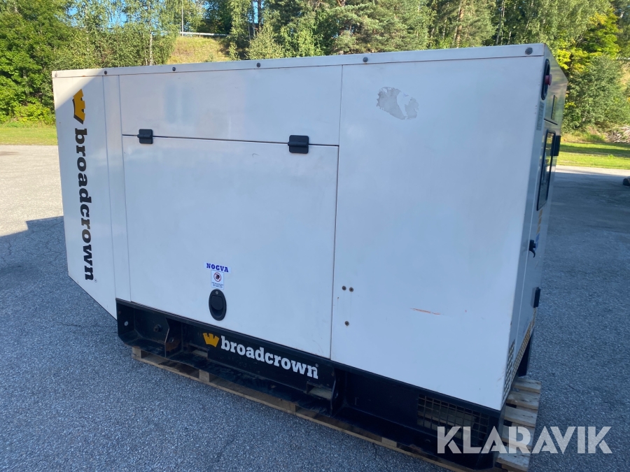 Elverk Broadcrown 110 kVA, Fagersta, Klaravik auktioner