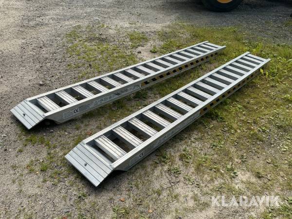 Lastramper i aluminium 3500mm