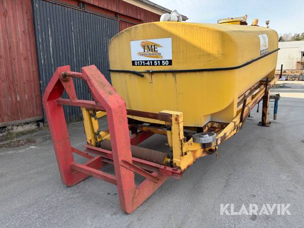 Vattentank på lastväxlarram 10 m3