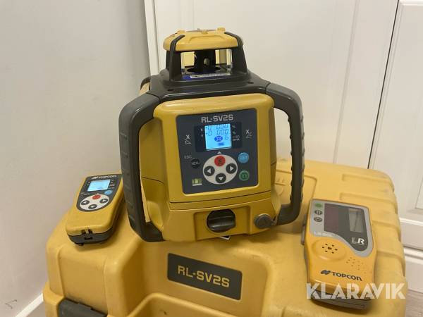 Tvåfallslaser Topcon RL-SV2S kalibrerad