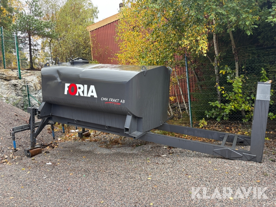 Vattentank på lastväxlarram