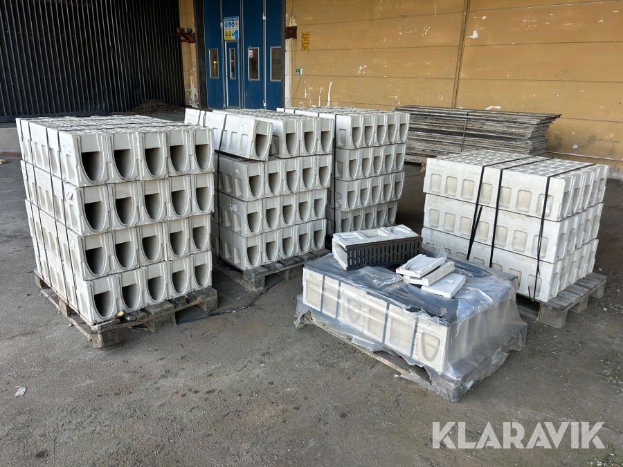 Markrännor/ Monoblock Aco RD100V ca 70 st