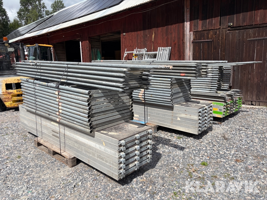 Ramställning Layher 3 st paket ca 210 m2