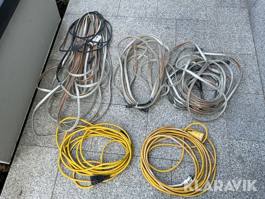 Ledslingor 3st med kabel