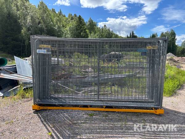 Byggstängsel BGFIX 91  med fötter & klämmor