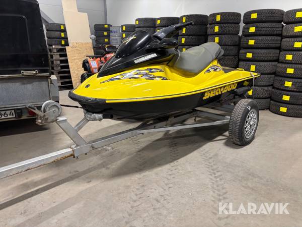 Vattenskoter Sea-Doo Rx med vagn
