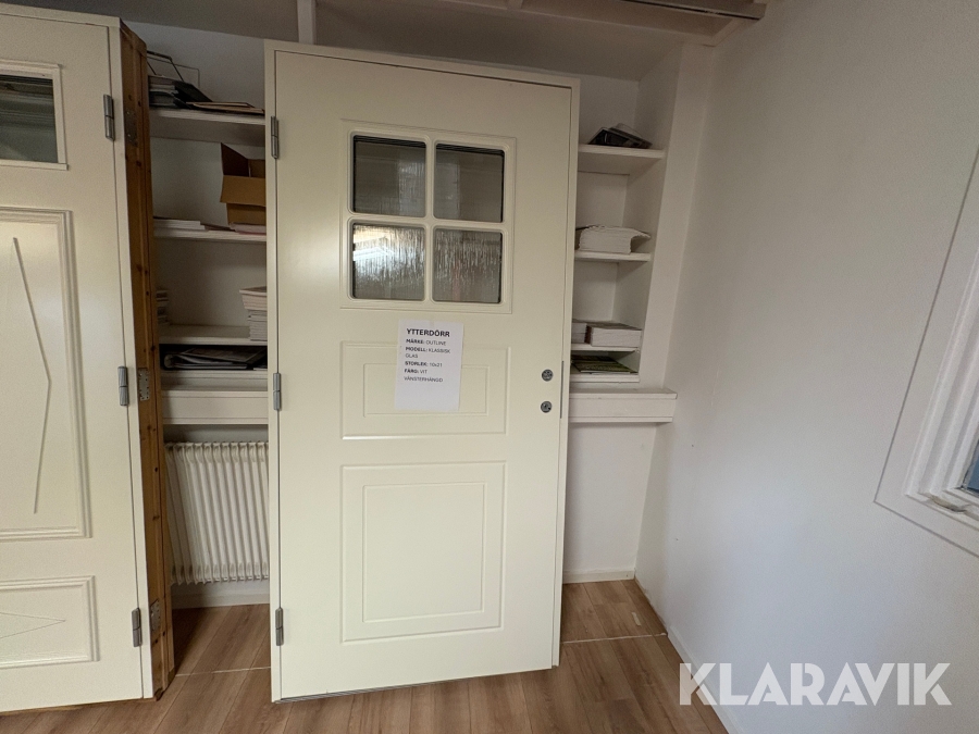 Ytterdörr Outline Klassisk Glas