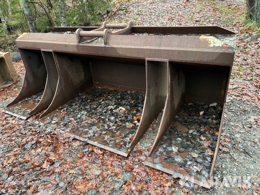 Skopa urgrävning järnvägsspår