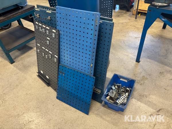 Verktygstavlor i plåt 9st