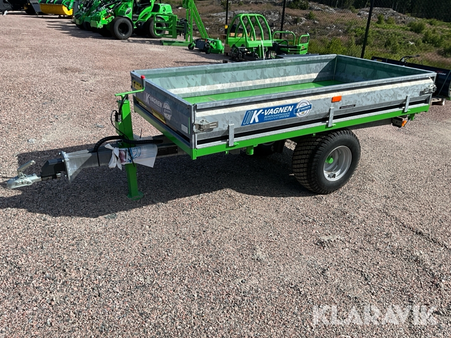 Traktorvagn K-vagnen 1800T3 med hydraulisk tipp