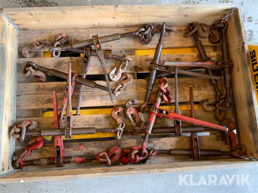 Kättingspännare Forankra 10 mm 11 st