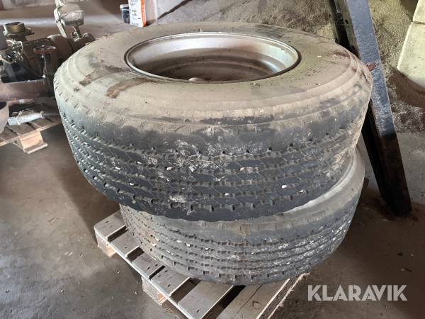 Hjul för vagn Bridgestone 385/65R22.5 2st