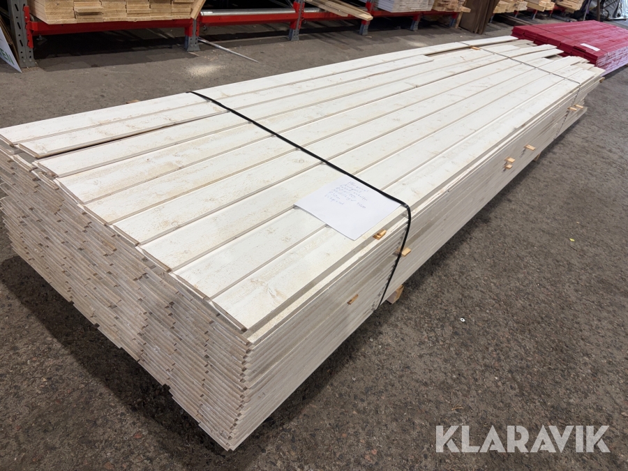 Ytterpanel 20x120 Vitgrund