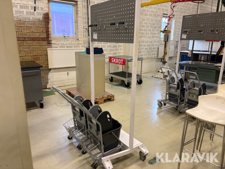Verktygstavla på hjul
