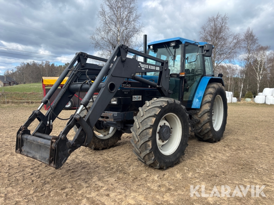 Traktor Ford 7840 Powerstar SLE med frontlastare
