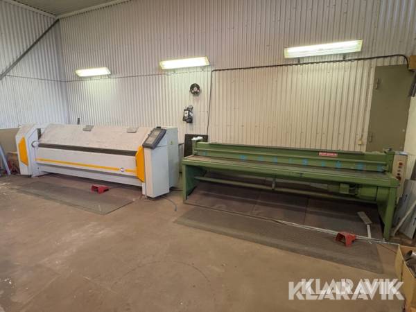 Kantvikmaskin och plåtsax Schechtl SMT 300 & RAS 62.30