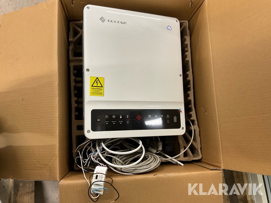 Växelriktare Goodwe GW10K-ET hybrid, med smartmätare