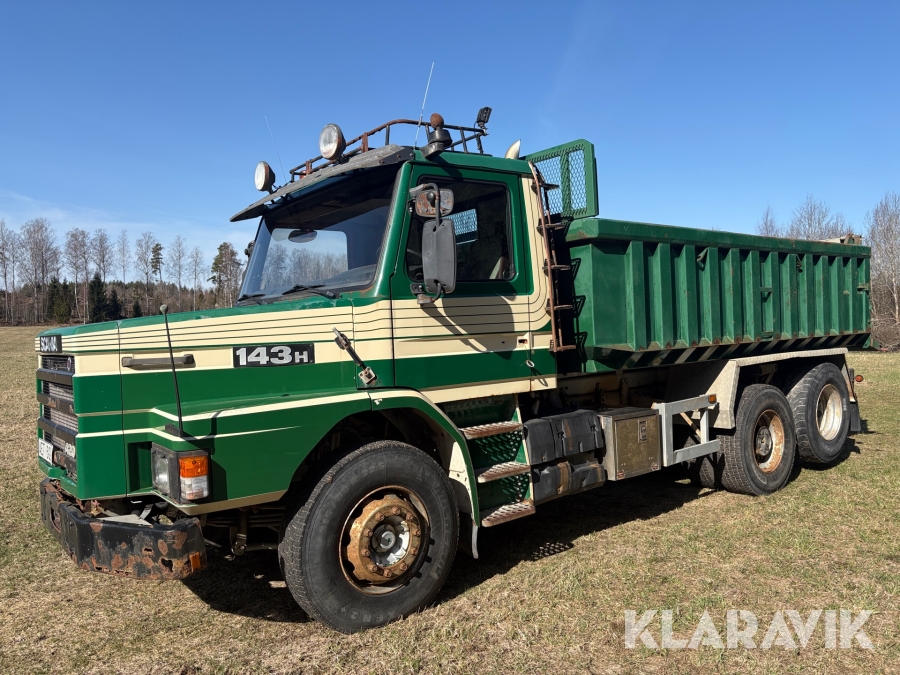 Tippbil Scania T143HL 6x2L