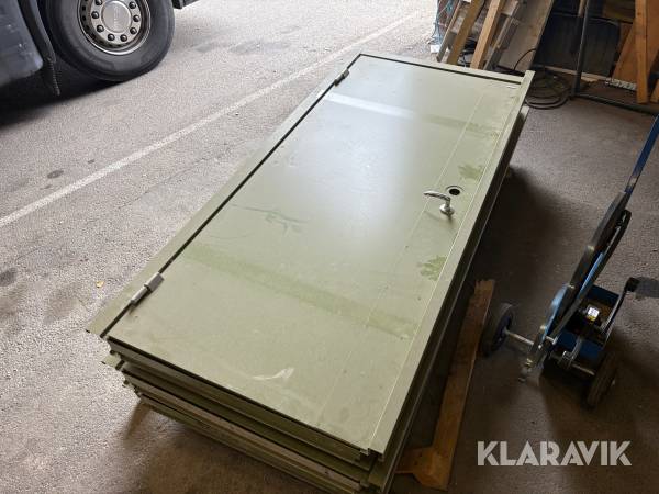Ståldörrar Robust 3 st
