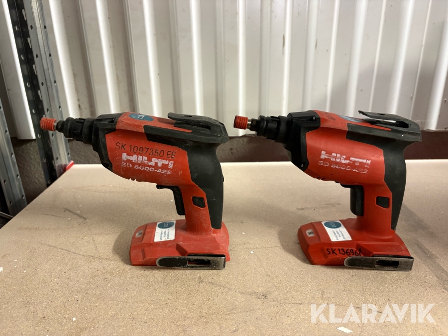 Automatskruvdragare Hilti SD 5000 -A22 2st