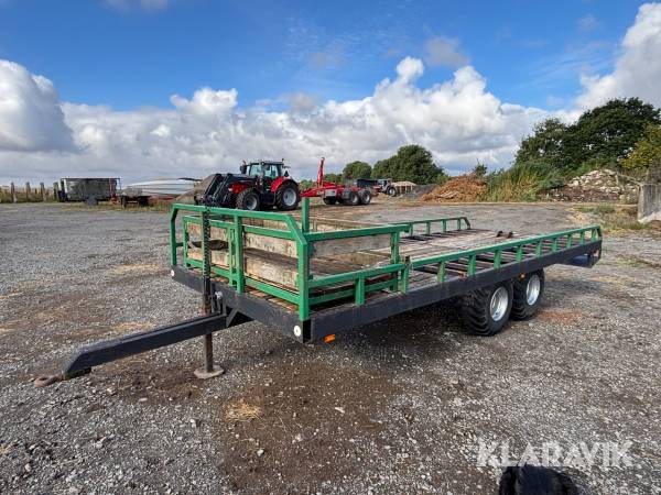 Maskintrailer / balvagn