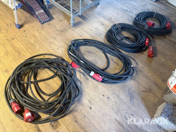 Skarvkabel 32A 25m 4st