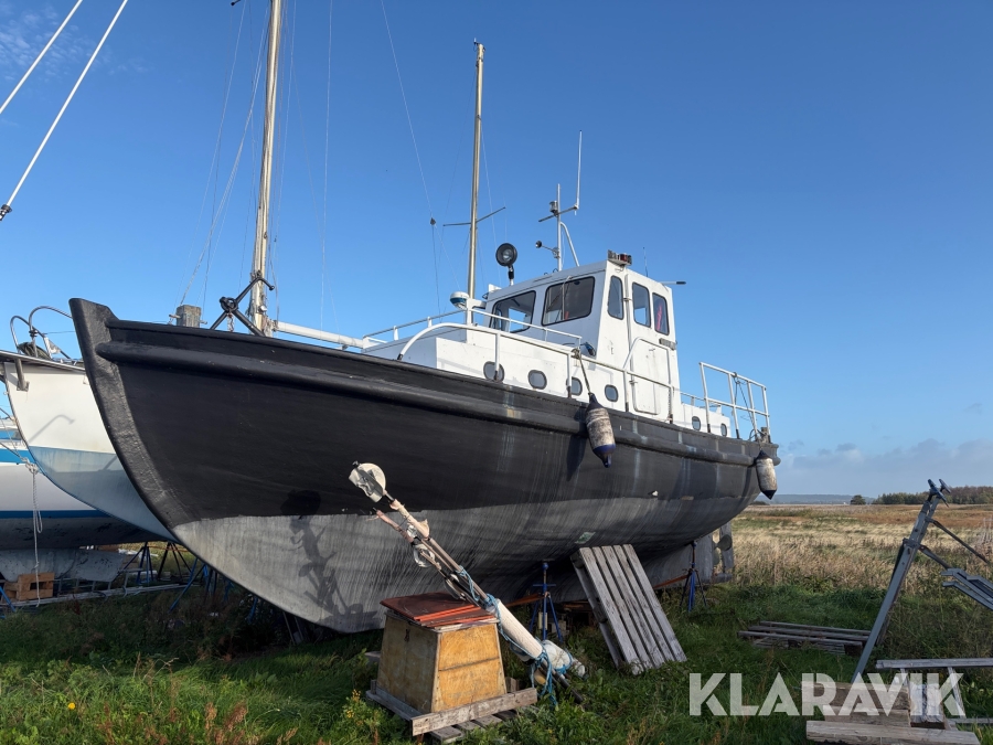 Motorbåt Ford Marine M/S Uven Laxkutter år ca 1945