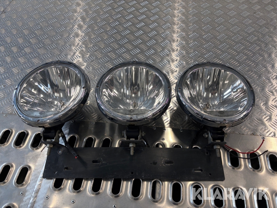 Extraljus med hållare Hella Rallye 3003 3 st