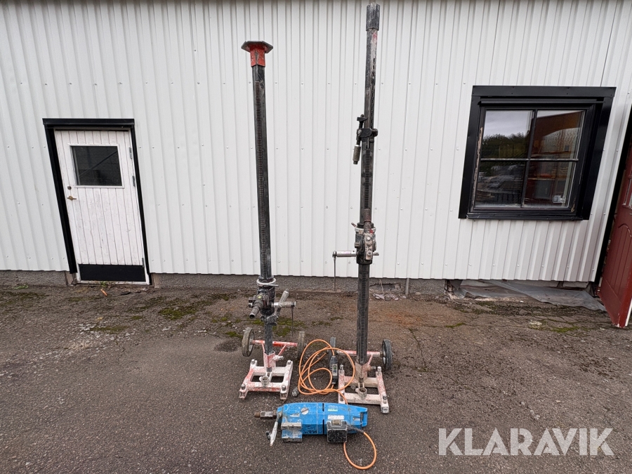 Kärnborrmaskin Tyrolit DME33 UWP med 2st stativ