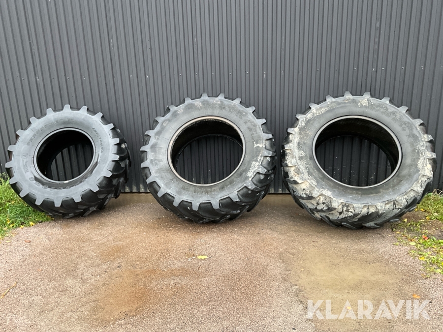 Traktordäck Firestone och Michelin 480/70R24 540/65R30 3st