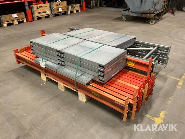 Pallställ med hyllplan City