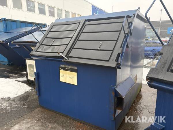Frontlastarcontainer med luckor